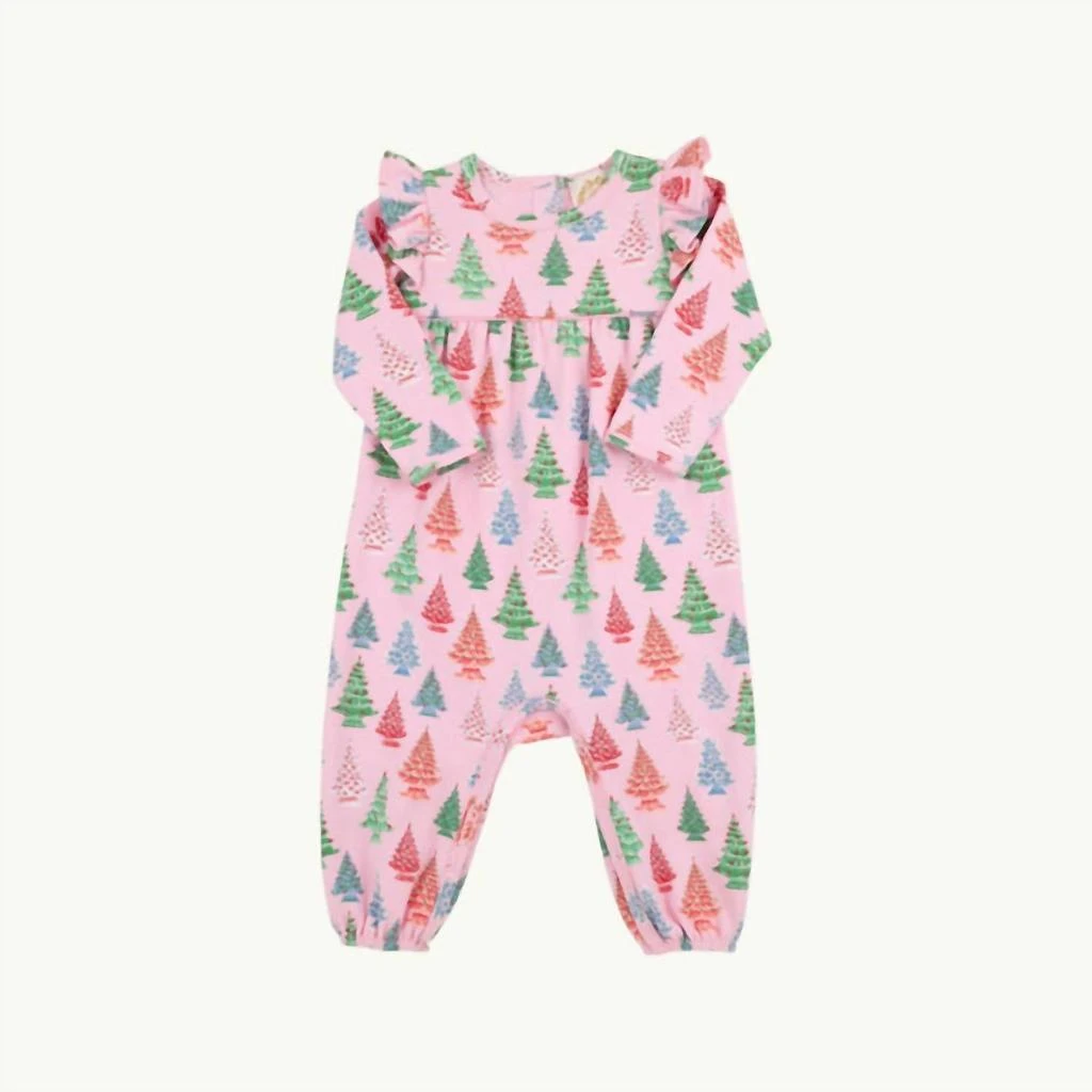 The Beaufort Bonnet Company The Beaufort Bonnet Company - Girls Leigh Ann Angel Sleeve Romper