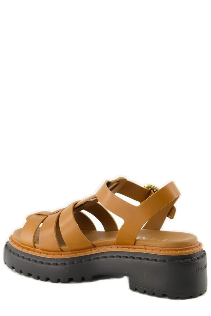 Prada Prada Buckle-Fastened Monolith Sandals 3