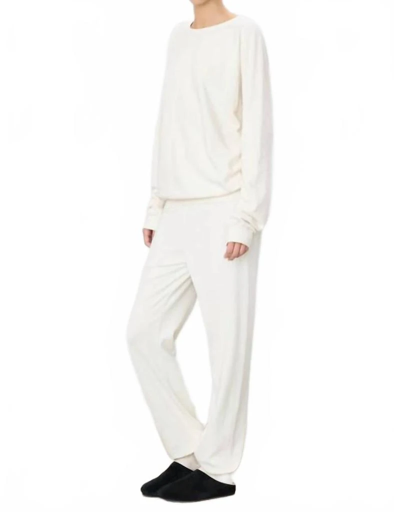 Eterne Vinny Pocket Sweatpant In Bone 3