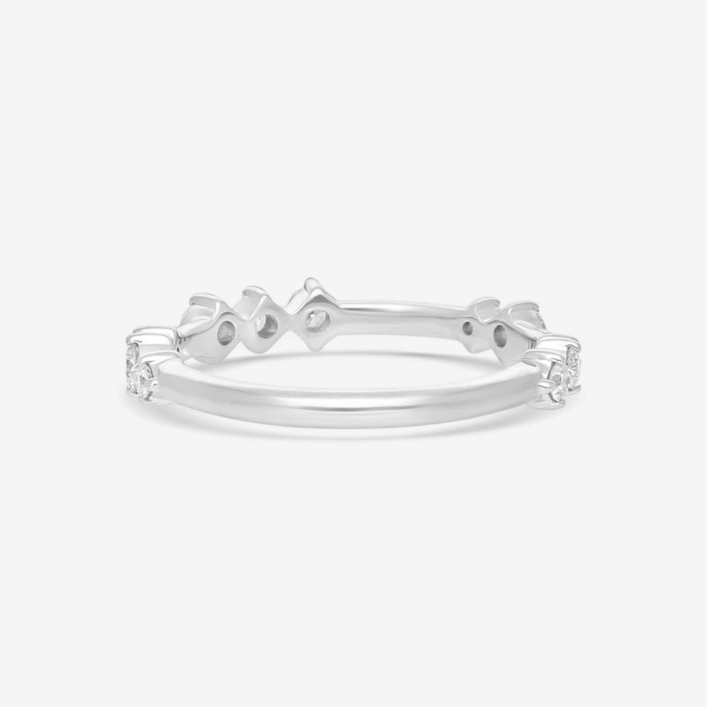 Hearts On Fire Hearts On Fire Love Code 18K White Gold Band Ring Sz. 6.5 HP-HBA75648W-C-copy 3