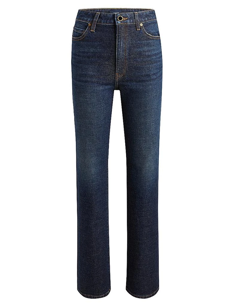 Khaite Danielle High-Rise Straight-Leg Jeans 1