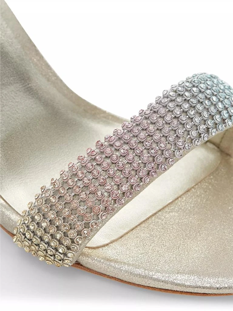 Loeffler Randall Shay Rhinestone Ankle-Strap Sandals 7