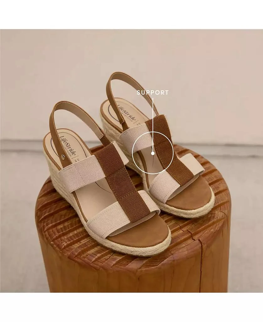 LifeStride Women's Tallulah Espadrille Wedge Sandals 7