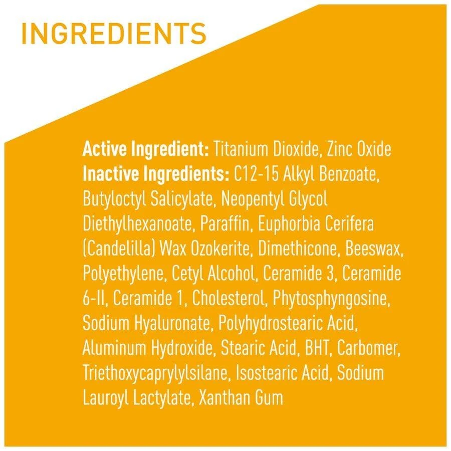 CeraVe 100% Mineral Hydrating Face Sunscreen Stick for Face, SPF 50 4