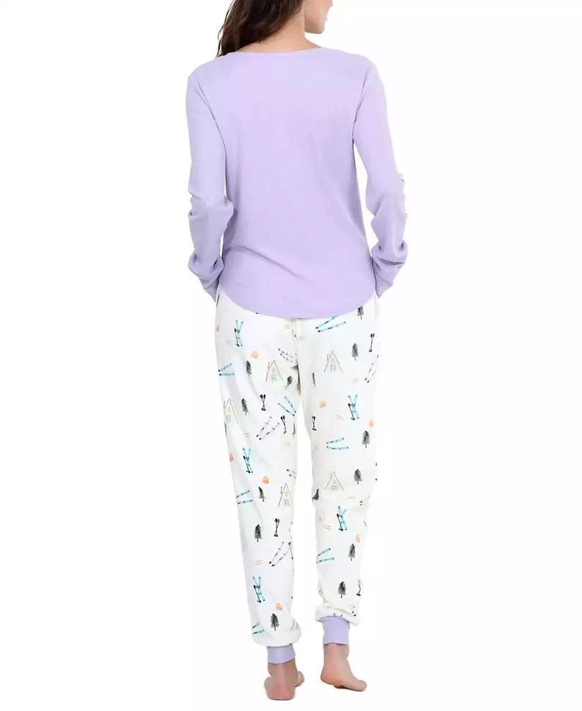 Honeydew Intimates Women's Travel Day Henley Fleece Pajama Set 2