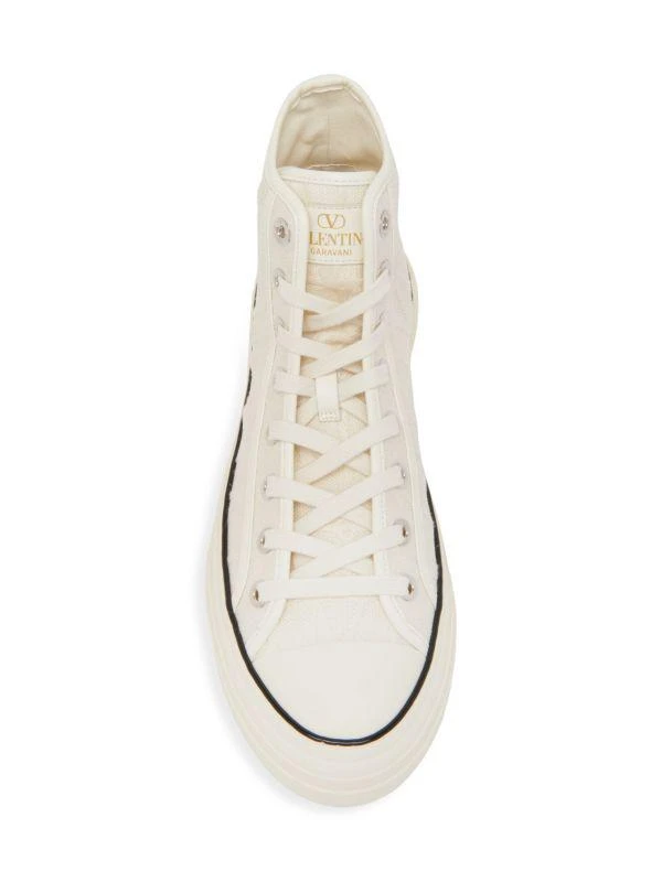 Valentino Toile Iconographe Totaloop High-Top Sneakers 5