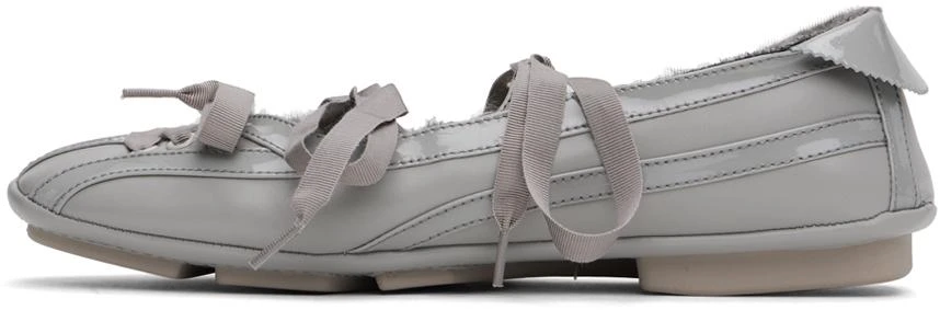 Kiko Kostadinov Gray Lella Hybrid Ballerina Flats 3