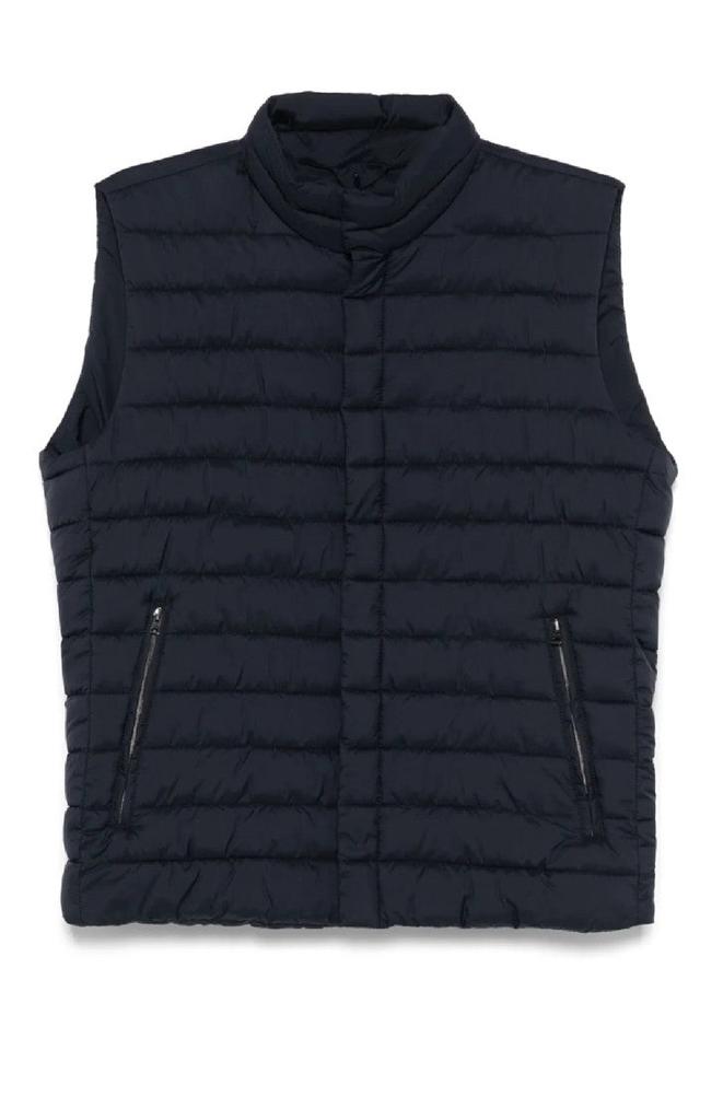 Herno Quilted Sleeveless Black Vest
