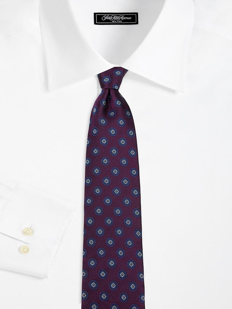 Canali Medallion Silk Tie