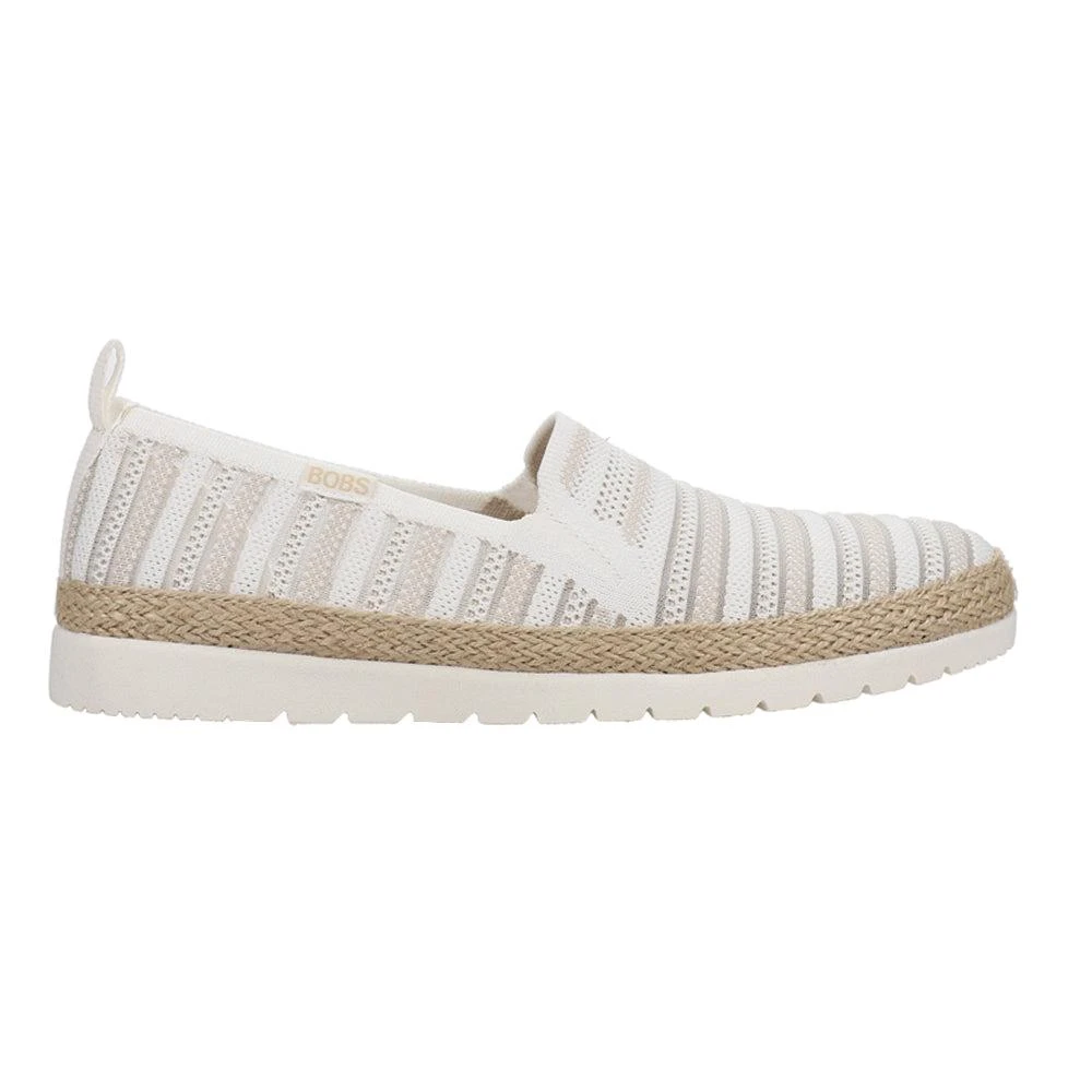 SKECHERS Bobs Flexpadrille Striped Cut Outs Slip On Flats 1