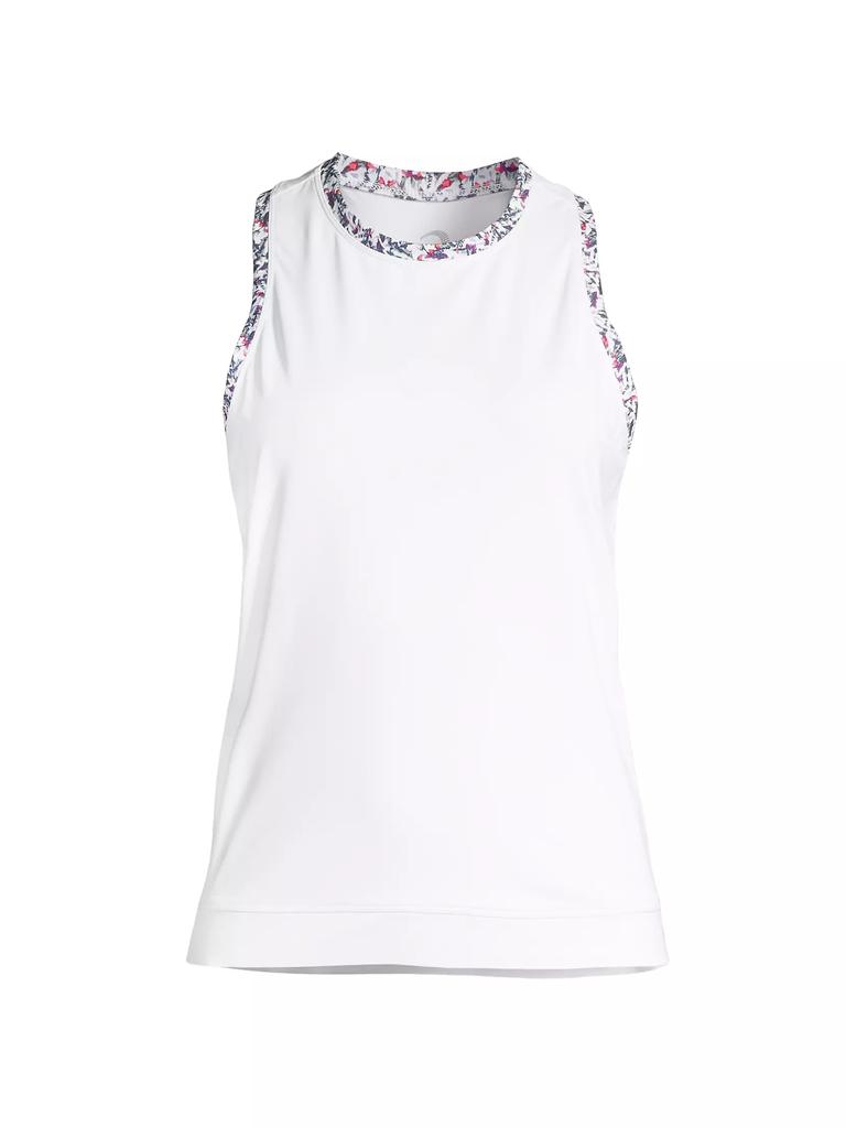 Zero Restriction Coco Floral-Trim Active Tank