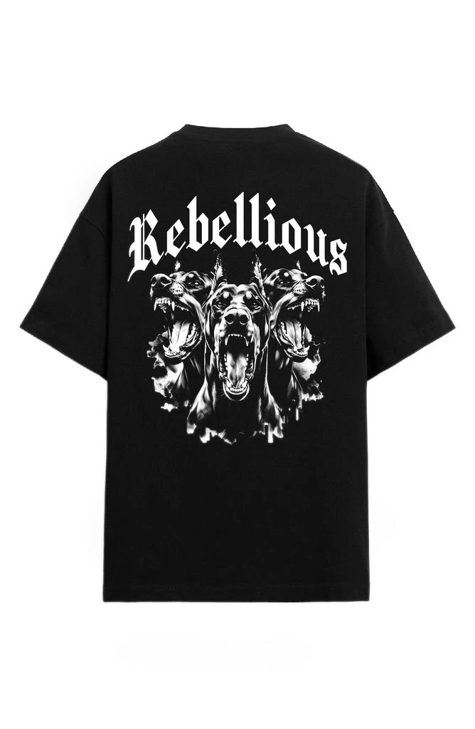 BRAND MAKERS Rebellious Dog Graphic Print T-Shirt 2