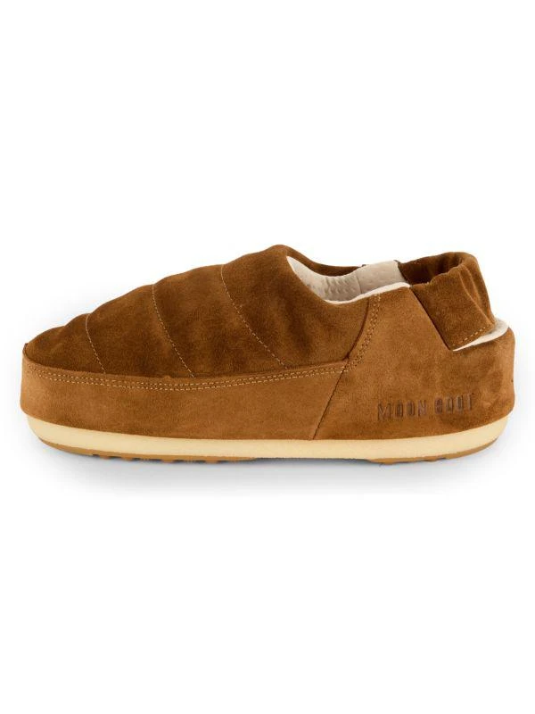 Moon Boot Suede Puff Slippers 4