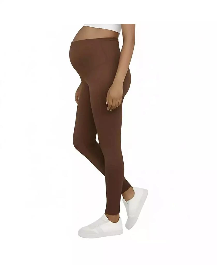 Motherhood Maternity Women
s Active Over the Belly Maternity Leggings 2