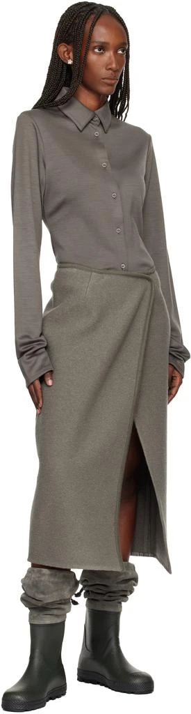 Rier Green & Gray Farmer Rain Tall Boots 5