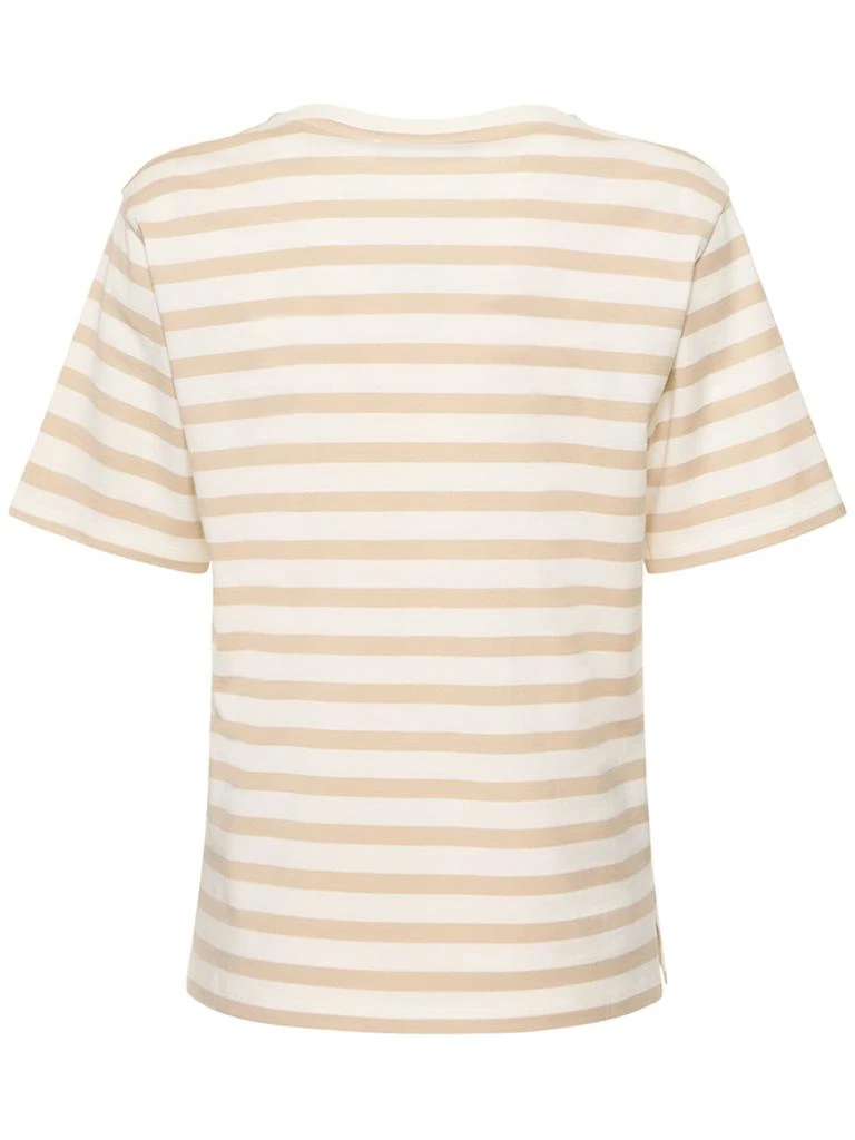 WEEKEND MAX MARA Deodara Striped Cotton Jersey T-shirt 4