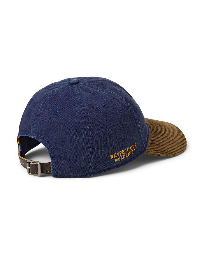 Ralph Lauren Crest Corduroy Bill Twill Ball Cap