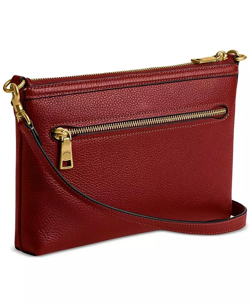 Coach Refined Pebble Leather Legacy Zip Top Smal Crossbody 2