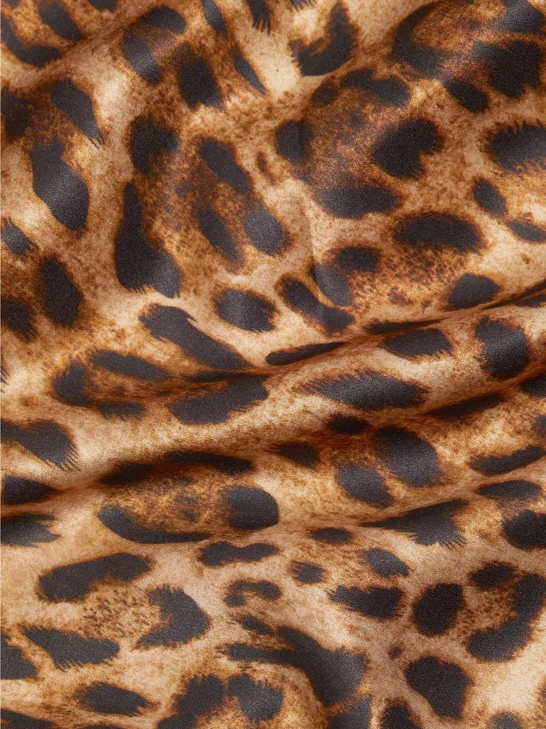 MICHAEL LO SORDO Alexandra Silk Leopard Maxi Gown 7