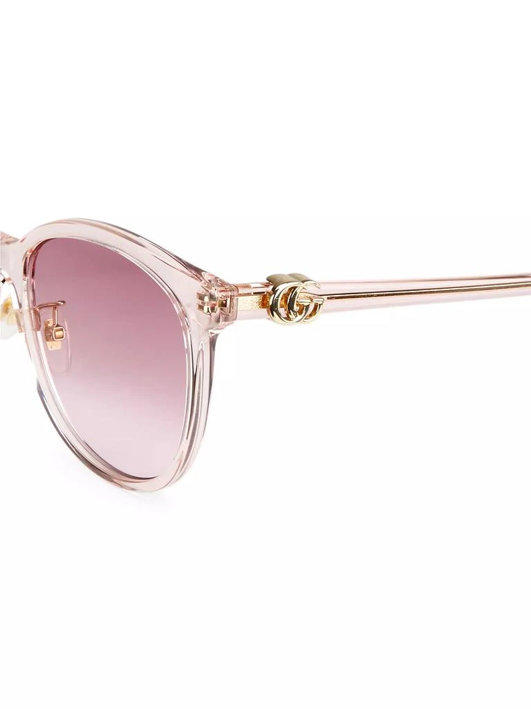 Gucci Mini Running 56MM Round Acetate Sunglasses 3