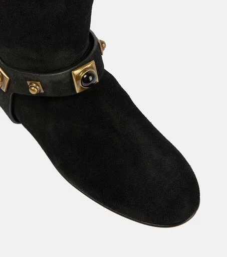 ETRO Crown Me suede knee-high boots 6