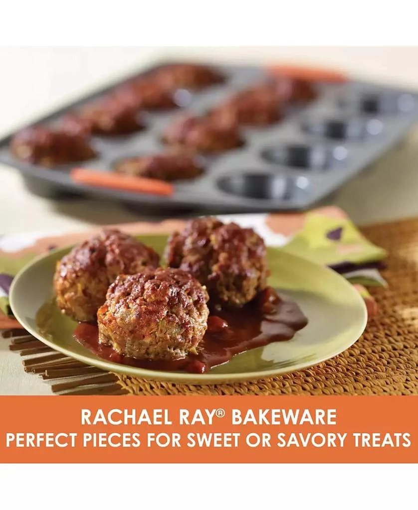 Rachael Ray Yum-o! Bakeware Oven Lovin Nonstick 4-Pc. Muffin and Cupcake Making Set 2