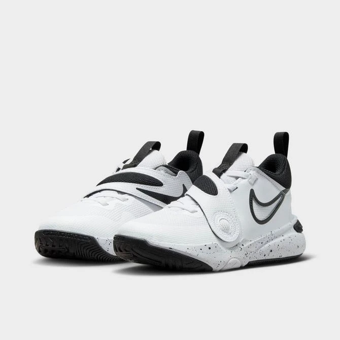 NIKE Little Kids' Nike Team Hustle D 11 Stretch Lace Basketball Shoes 2