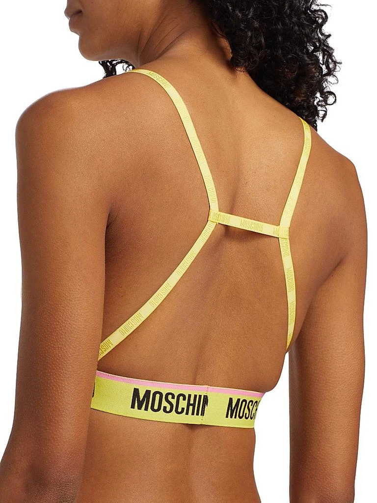 Moschino Donna Logo-Detailed Bikini Top 5