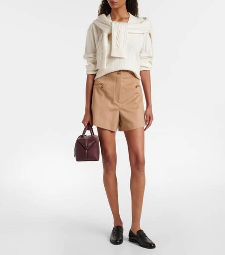 Max Mara Lola camel hair shorts 2