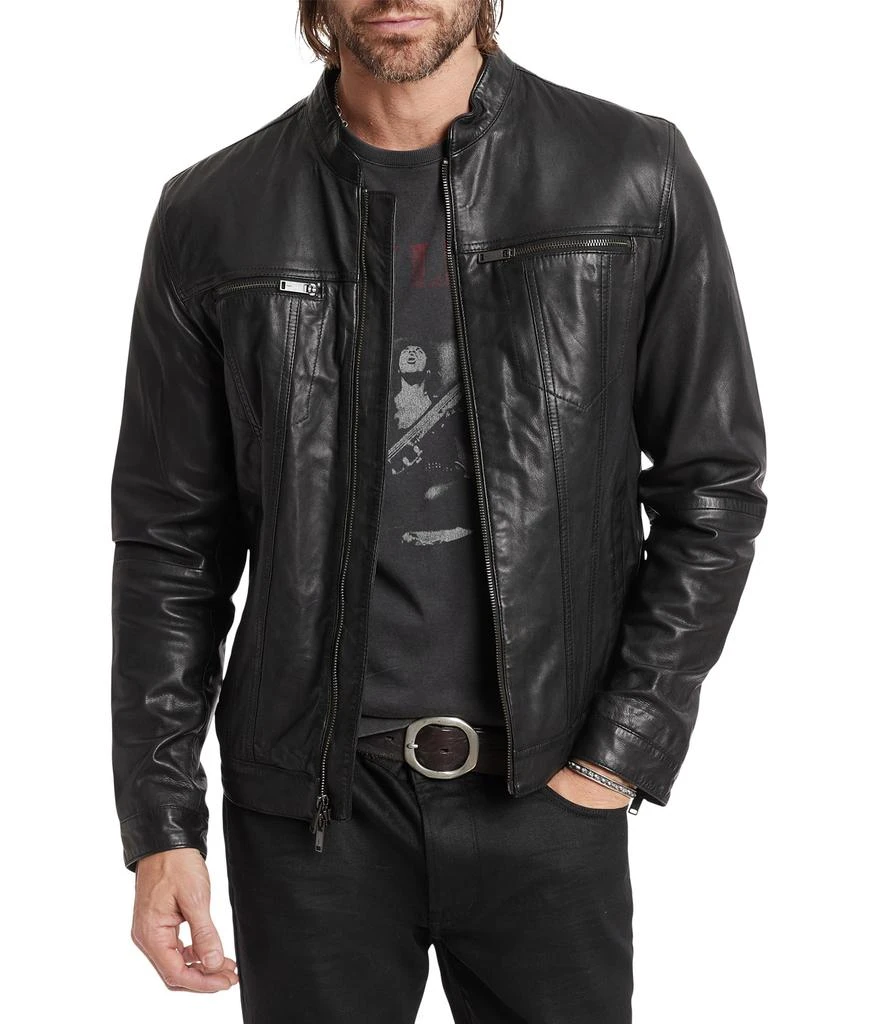 John Varvatos BRANDO BAND COLLAR JACKET 1