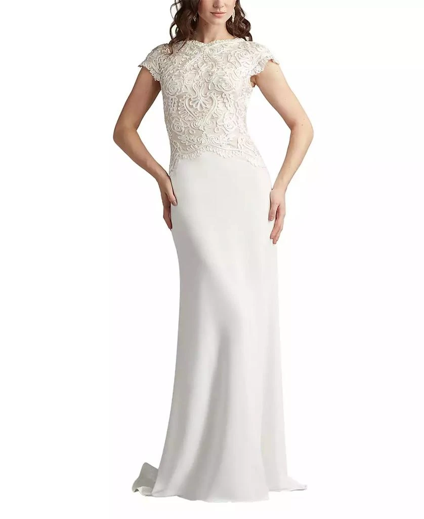 chinese dress ladies Tadashi Shoji Placid Gown
