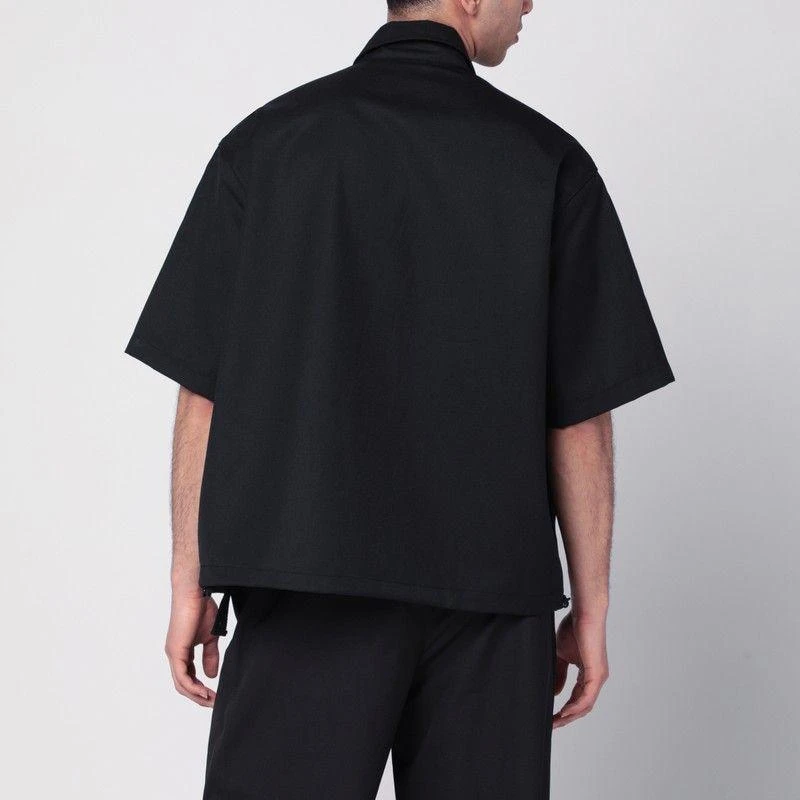 OAMC PEACEMAKER BLACK WOOL-BLEND SHIRT 2