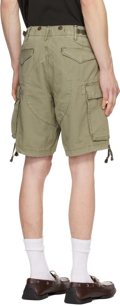 RRL Green Classic Fit Ripstop Cargo Shorts 3