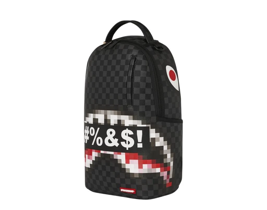 SprayGround Sprayground What The Beep Shark Backpack Black Checker 910B5862NSZ 1