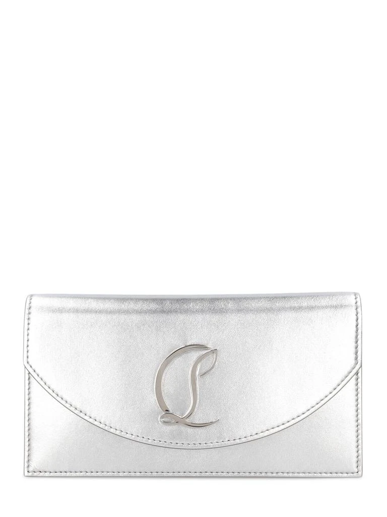 Christian Louboutin Loubi54 Laminated Leather Clutch 1