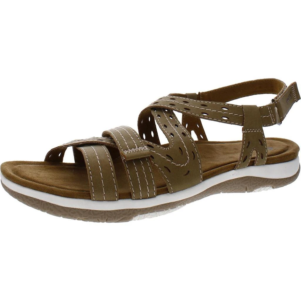 Earth Origins Sass 3 Womens Faux Leather Casual Strappy Sandals 4