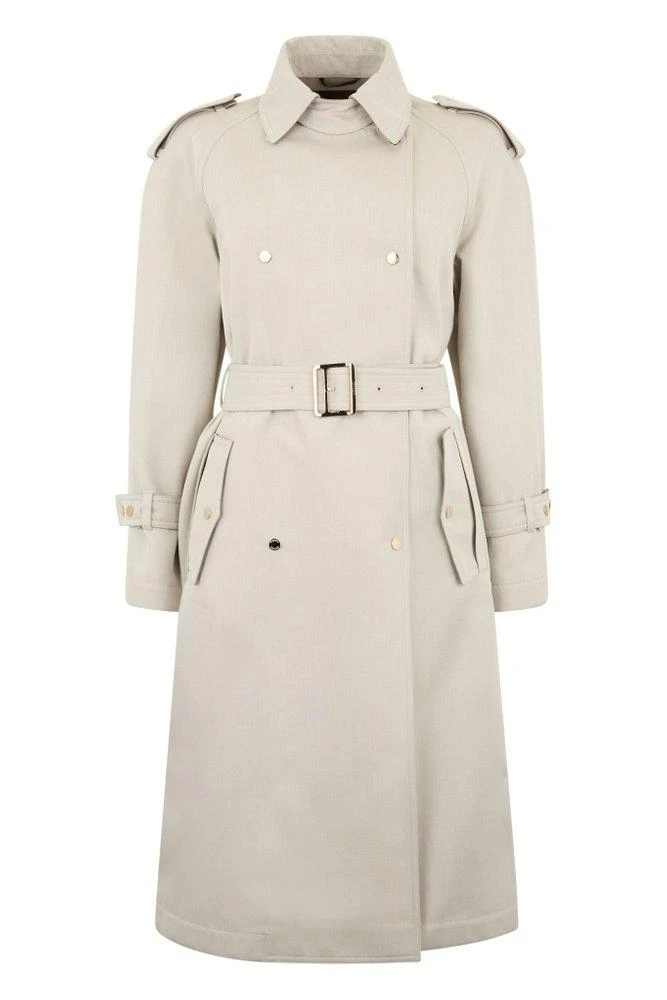 MOORER Moorer Brigitte Belted Trench Coat