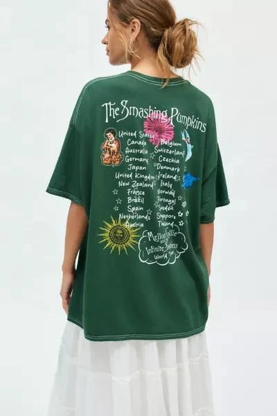 Urban Outfitters Smashing Pumpkins Tour Graphic T-Shirt Dress 2