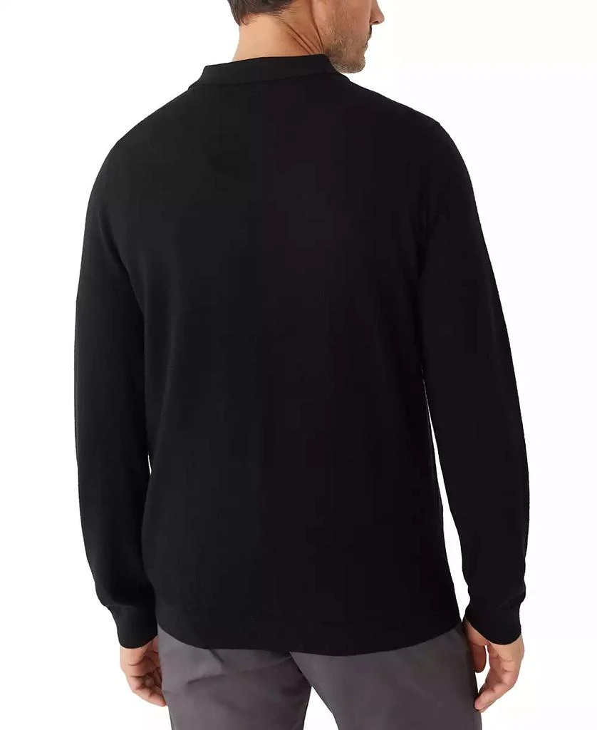 Frank And Oak Men's Merino Wool Long-Sleeve Polo Sweater 2
