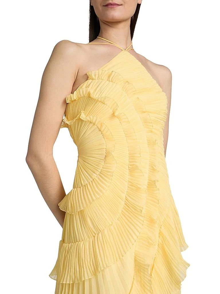 AMUR Lorelie Ruffle Halterneck Gown - Dresses & Skirts - Free Shipping -  BeyondStyle