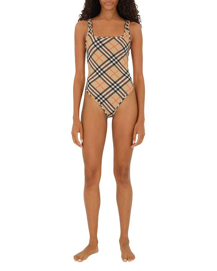 Burberry Sabina Check Swimsuit