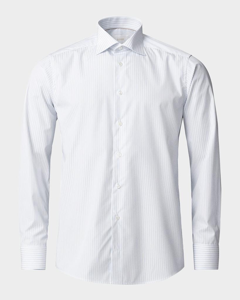 Eton Men's Elevated Stripe Supima 120 Slim-Fit Dress Shirt