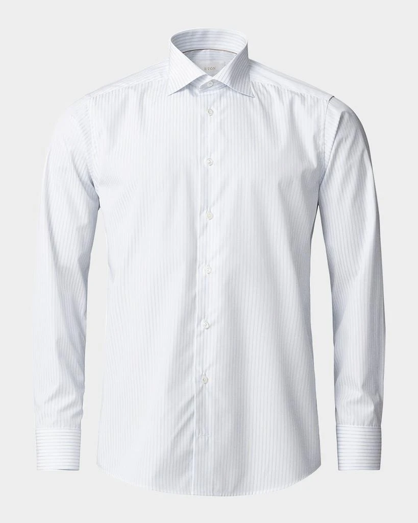 Eton Men's Elevated Stripe Supima 120 Slim-Fit Dress Shirt 1