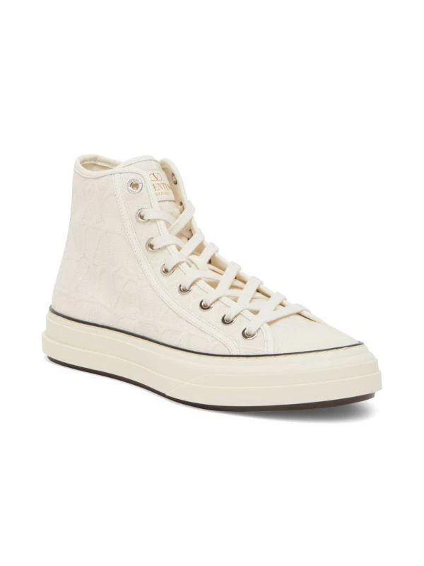 Valentino Toile Iconographe Totaloop High-Top Sneakers 2
