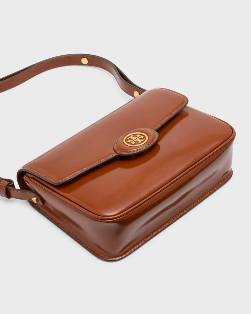 Tory Burch Robinson Convertible Patent Shoulder Bag 7