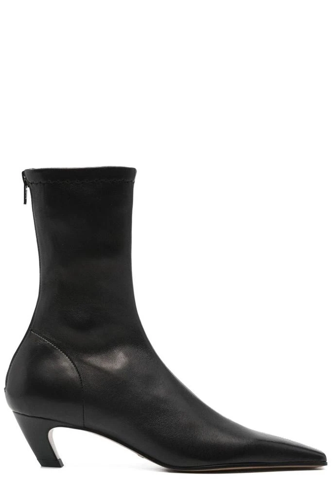 Khaite Khaite Pointed-Toe Ankle Boots 1