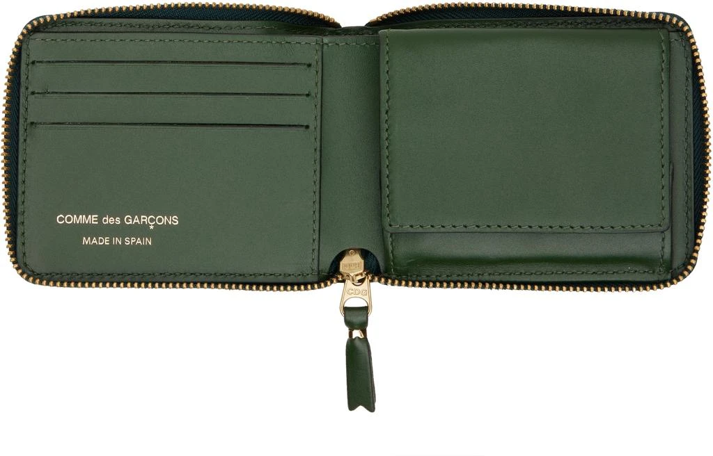 COMME des GARÇONS WALLETS Green Classic Group Wallet 3