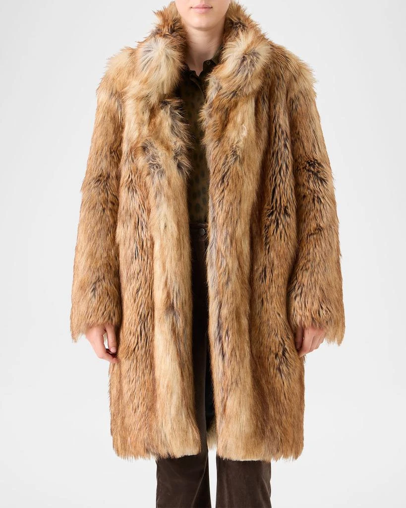 Akris Faux-Fur Coat 4