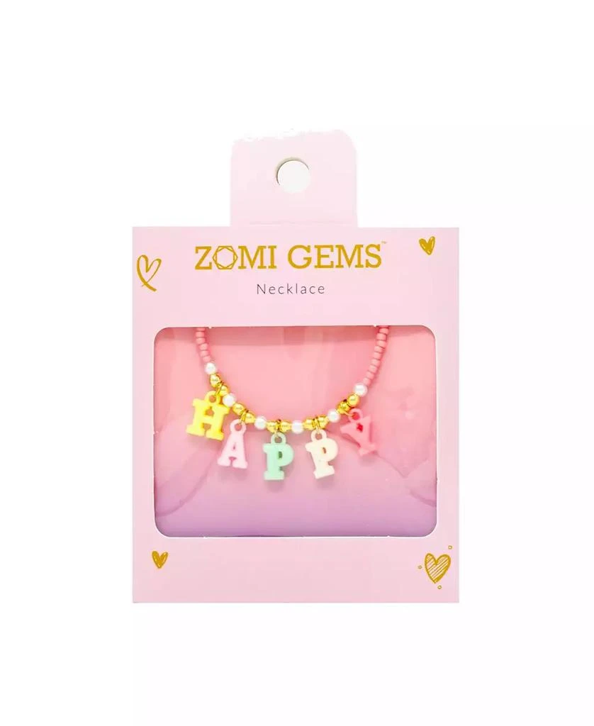 ZOMI GEMS Girls Happy Bead Necklace 3