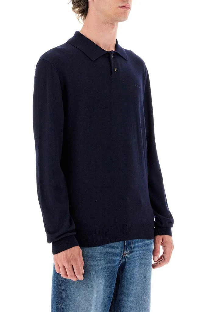 A.P.C. jacob wool pullover polo sweater 2